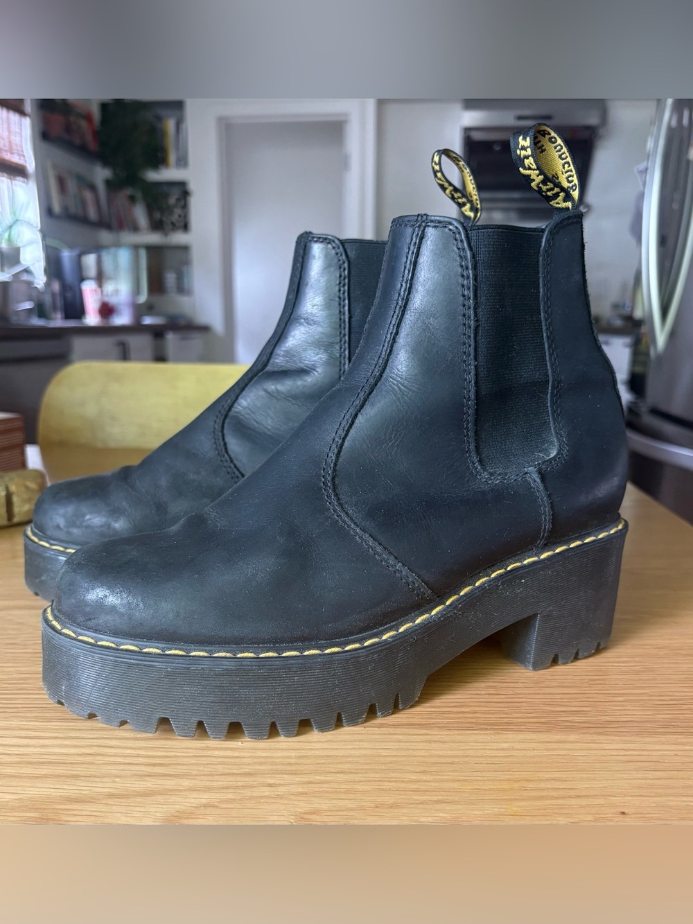 Dr. Martens Black Platform Boots